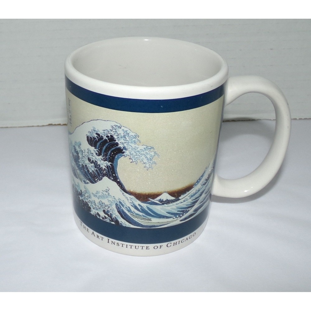 Art Institute of Chicago Hokusai Great Wave off Kanagawa Coffee Mug 1999